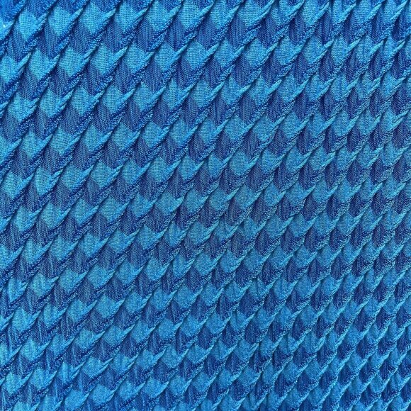 Cut Loose Textured Tank Dress Womens Medium Blue Stretch Comfort - Picture 7 of 14